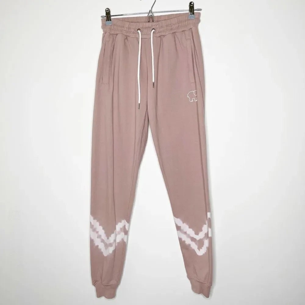 IVORY ELLA Pink Tie Dye Joggers
